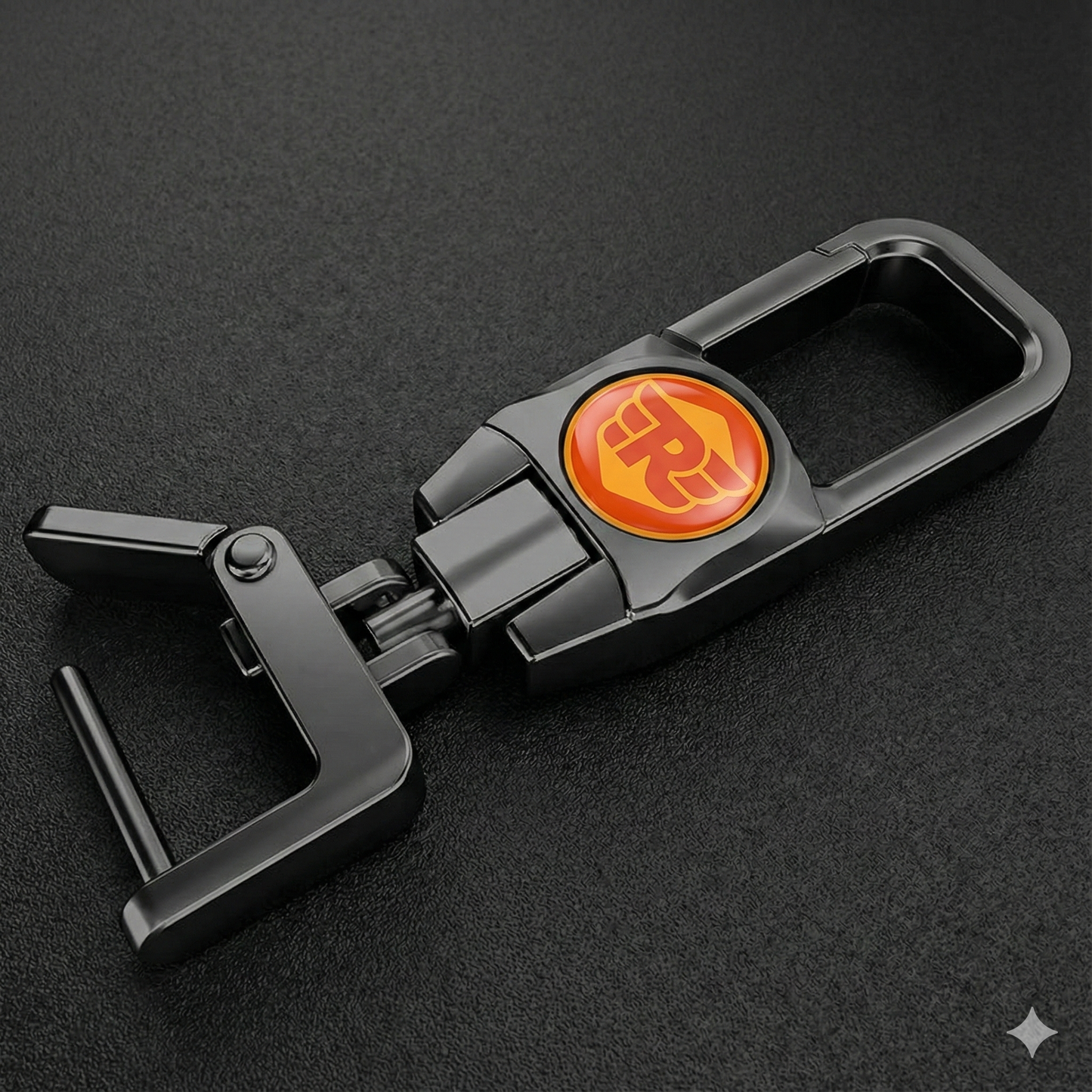 Premium Metal Bike Key Chain - Royal Enfield Edition 2 (Red and Yellow)