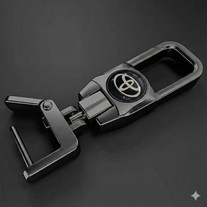 Premium Metal Car Key Chain - Toyota Edition