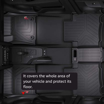GFX Car Floor Mats for Mahindra Thar Roxx Automatic - Full Coverage