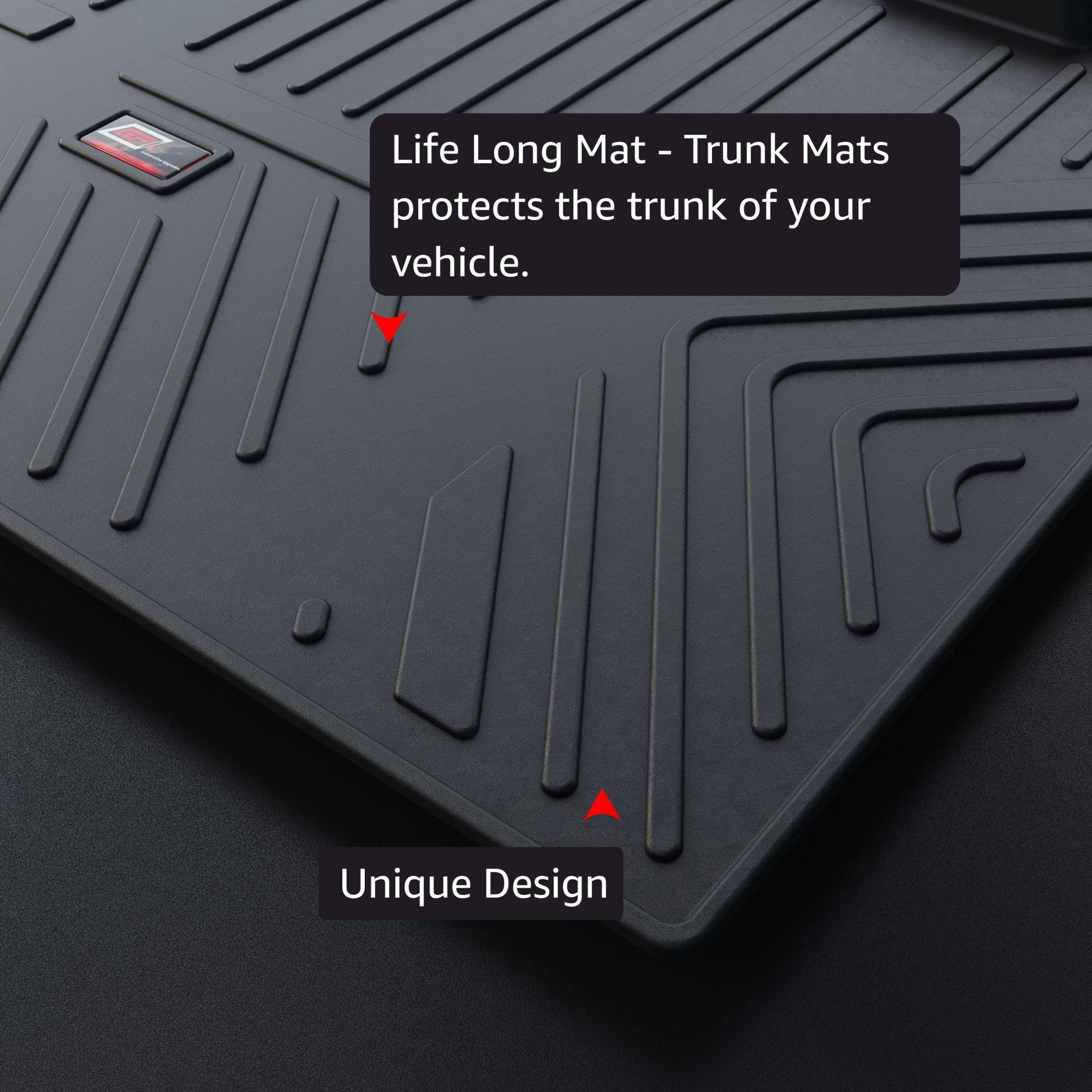 GFX Trunk Mat for Mahindra XEV 9E - Closeup Molded Design