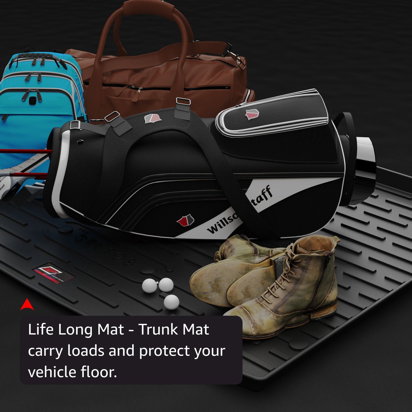 GFX Trunk Mat for MG Windsor EV - Cargo Loads Demo