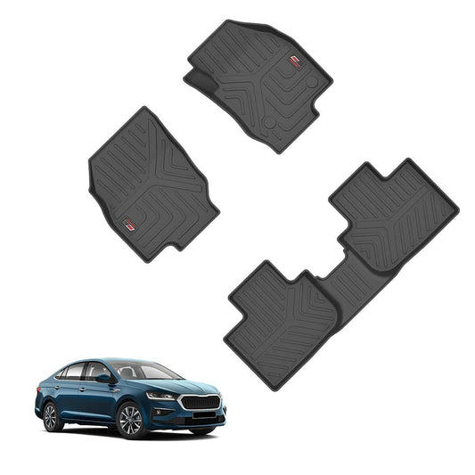 GFX Life Long Car Floor Mats for Skoda Slavia - Set of Three