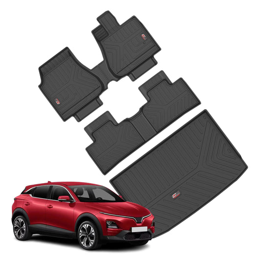 GFX Life Long Floor and Trunk Mats for VinFast VF6 - Complete Set with Vehicle