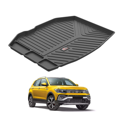 GFX Trunk Mat for Volkswagen Taigun - Durable Black Rubber